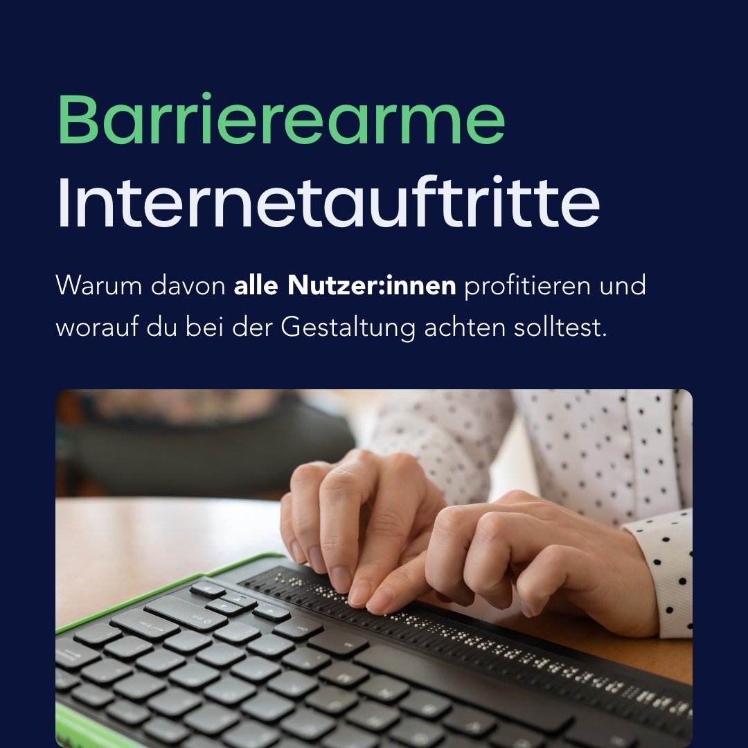 Titelbild: Blog-Post Barrierearme Internetauftritte
