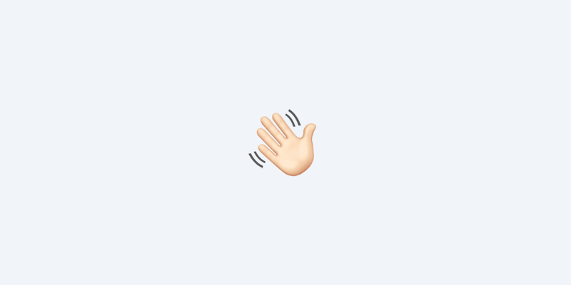 Emoji: Auf Wiedersehen