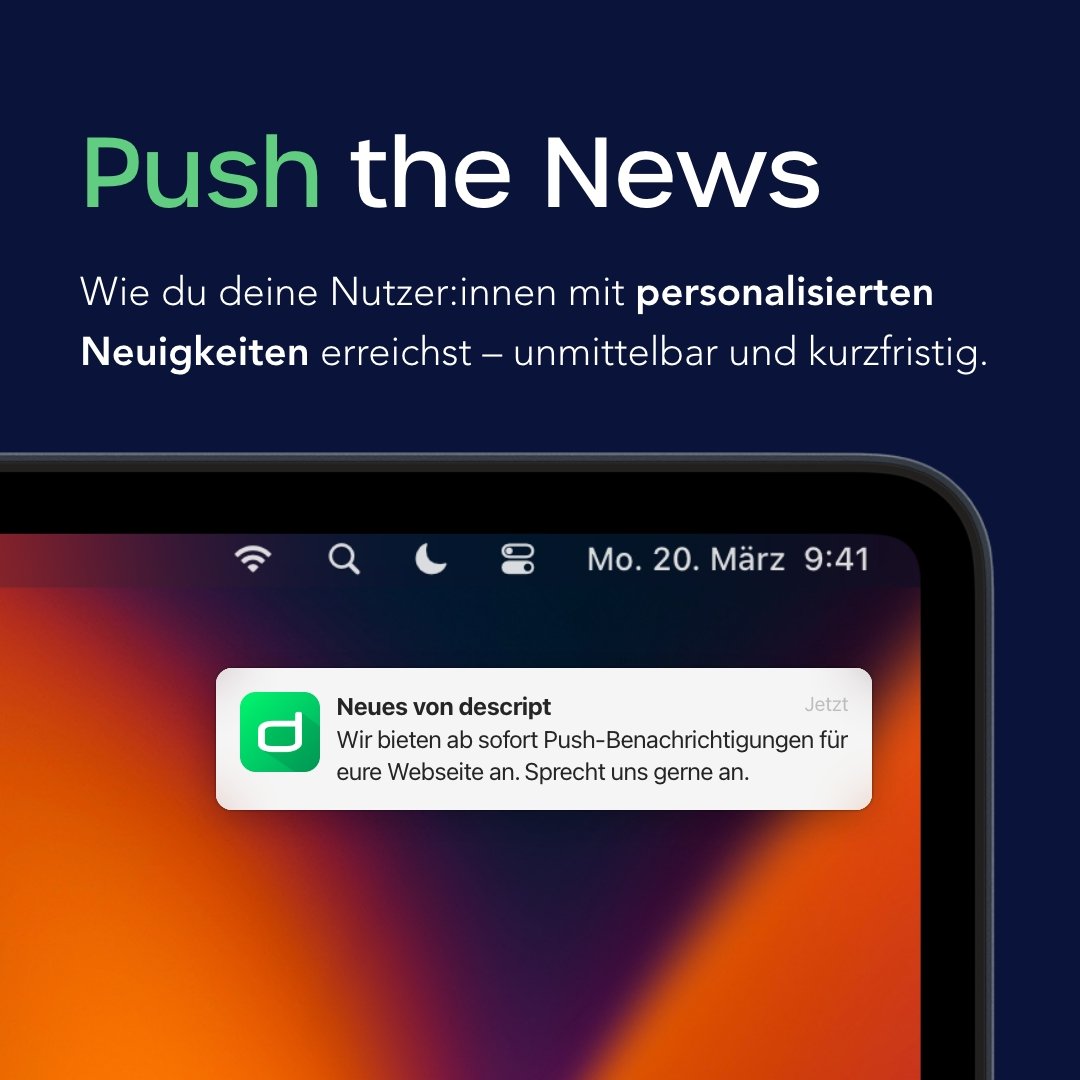 Social Media Titelbild: Push the News – Wie du deine Nutzer:innen mit personalisierten Neuigkeiten erreichst.